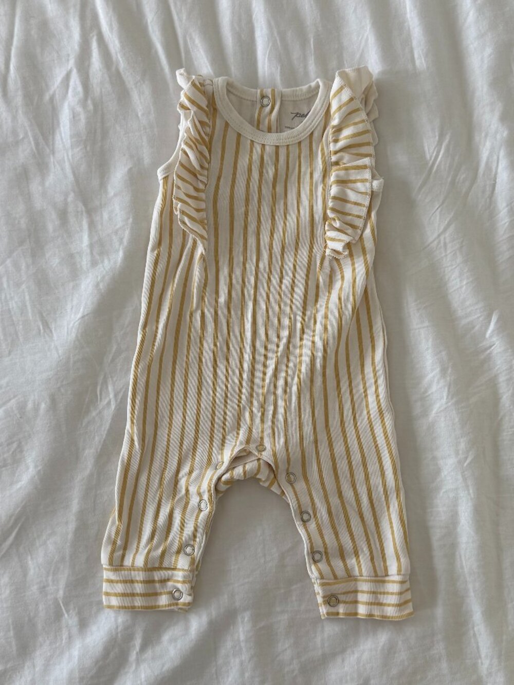Pehr Sleeveless Ruffle Romper